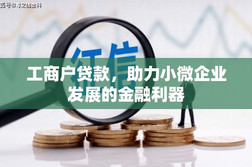 南湖工商户贷款,助力小微企业发展的金融利器 南湖工商户贷款,助力小微企业发展的金融利器