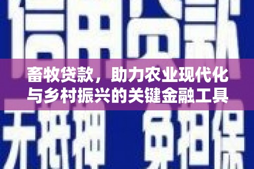 新埤畜牧贷款，助力农业现代化与乡村振兴的关键金融工具