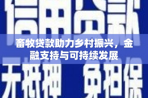 万全畜牧贷款助力乡村振兴，金融支持与可持续发展