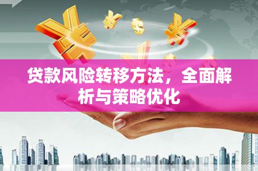土库贷款风险转移方法，全面解析与策略优化