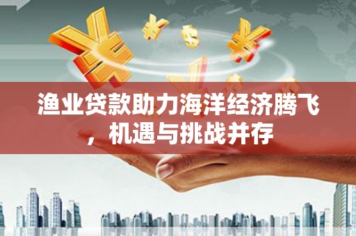 磁县渔业贷款助力海洋经济腾飞，机遇与挑战并存