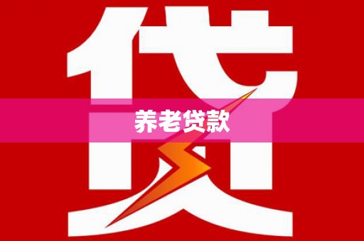 南开养老贷款