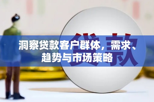 且末洞察贷款客户群体，需求、趋势与市场策略
