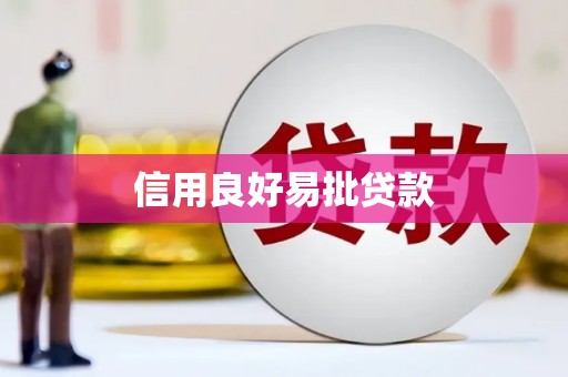 泸溪信用良好易批贷款