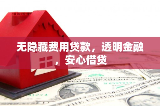 沙依巴克无隐藏费用贷款，透明金融，安心借贷