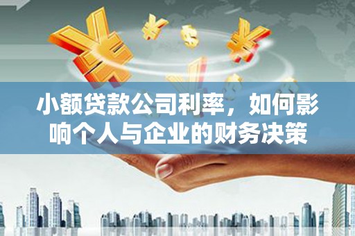 德钦小额贷款公司利率，如何影响个人与企业的财务决策