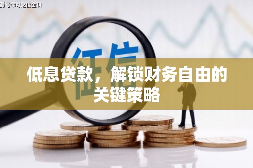 林周低息贷款，解锁财务自由的关键策略