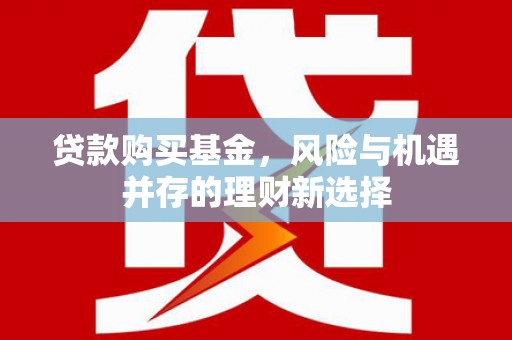 竹南贷款购买基金，风险与机遇并存的理财新选择