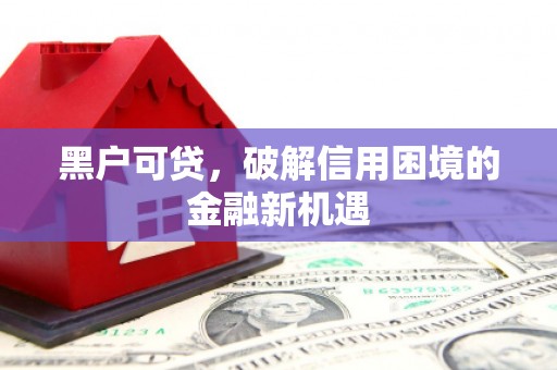 陇川黑户可贷，破解信用困境的金融新机遇