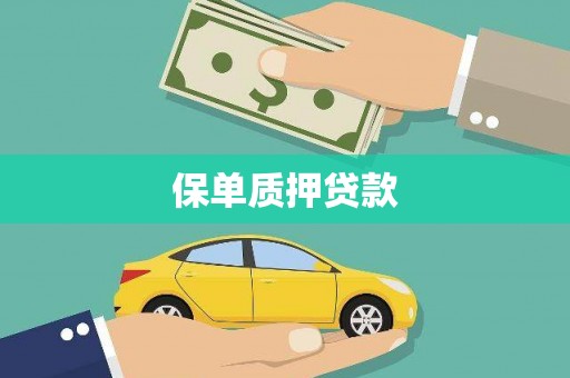 诸暨保单质押贷款